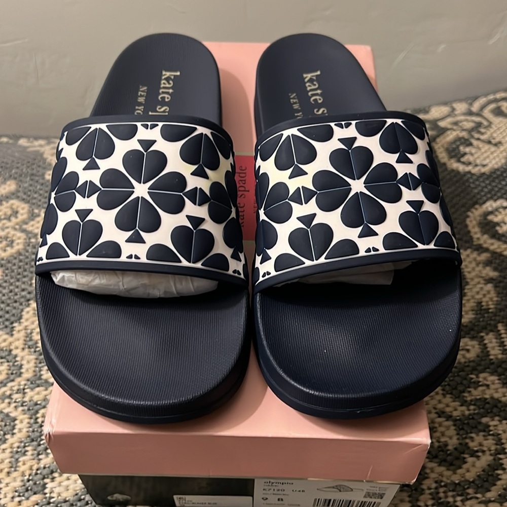 Brand New in Box Kate Spade New York Olympia Rubber Slides